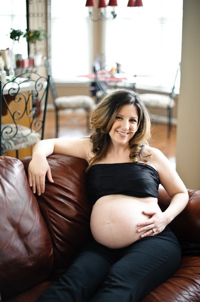 Maternity Photos at Home