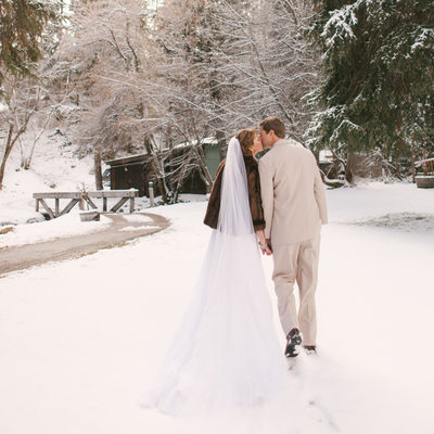 Winter Wedding Photography at Sundance Resort