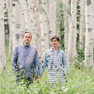 Engagement Session in  Aspen Trees
