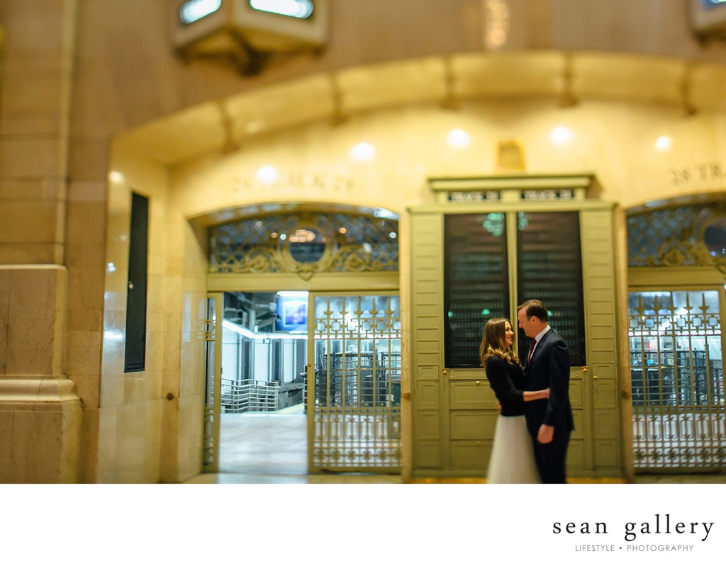 Grand Central Terminal Engagement photos