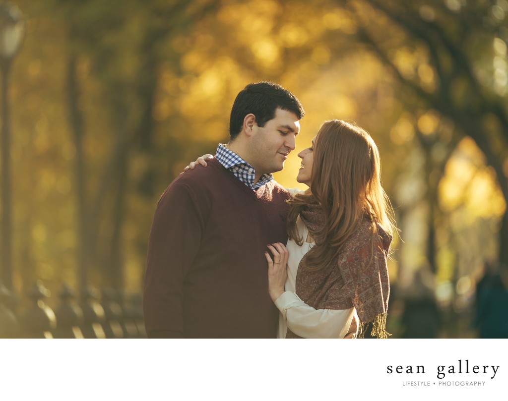 Central Park Engagement in NYC by Sean Kim