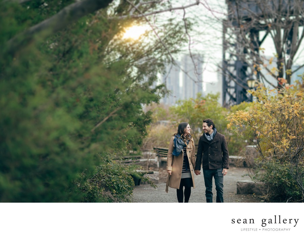 Long Island City Engagement Photo one by Sean Kim