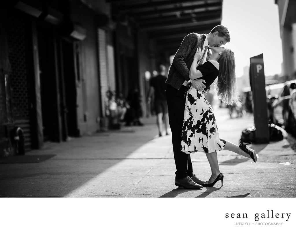 nyc engagement photo by seangallery