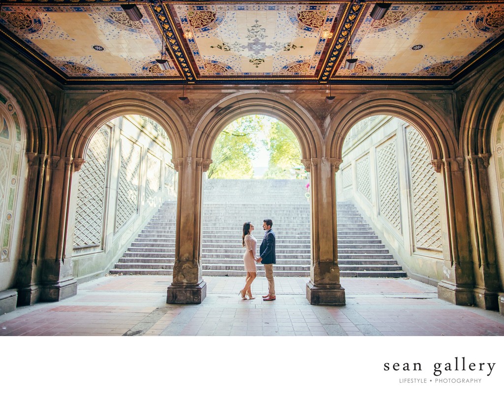 Central Park Engagement Photos by SeanGallery