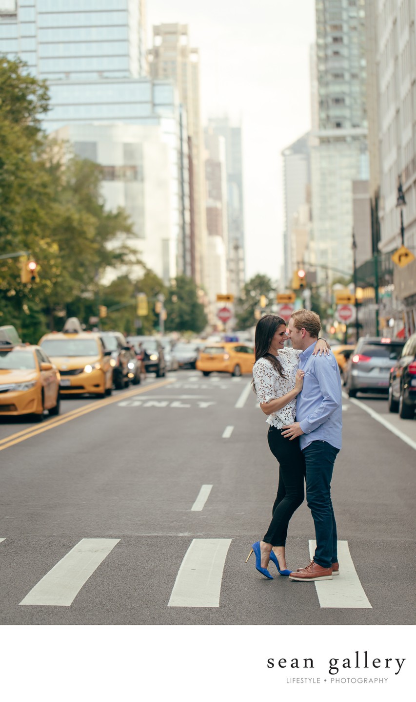 NYC Engagement photo by sean