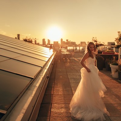 Tribeca Rooftop in NYC Wedding by Sean Gallery