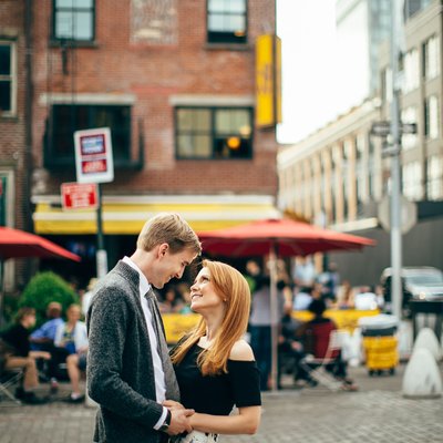 Meat Packing in nyc engagement photos