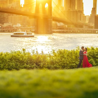 Dumbo in Brooklyn Engagement photo