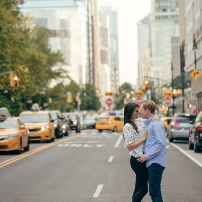 NYC Engagement photo by sean