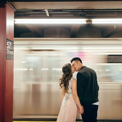 nyc engagement photo by seangallery