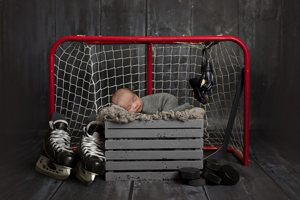 Newborn Photography Philadelphia Hockey