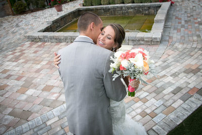 Winding Path Gardens Wedding Hug Photographs