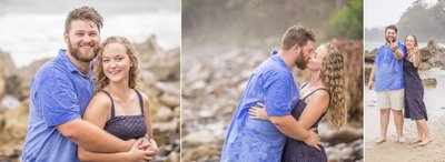 Beach Proposal - Kiss In the Rain