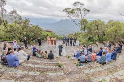 Leura Amphitheatre Wedding