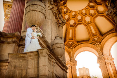 Cantonese Bride and Groom Palace of Fine Arts San Francisco