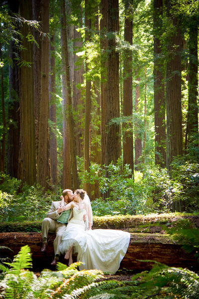 Couple in the Redwoods