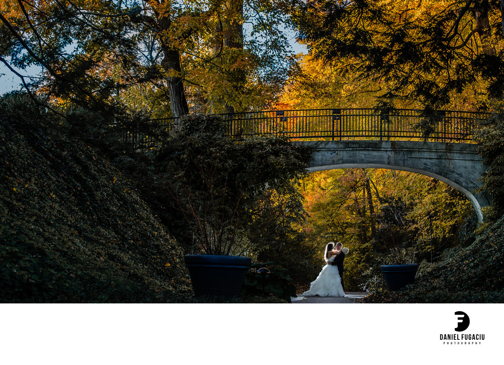 Longwood Gardens bridal session photos
