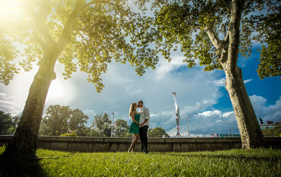 Franklin Square engagement photography