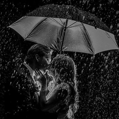 rainy day wedding by Maine Photographer Kim Chapman