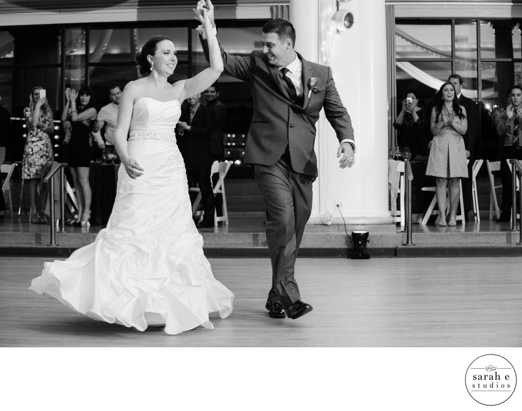 First Dance Spin at Reception Captured Forever