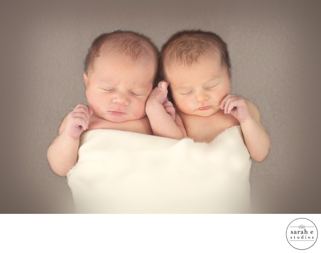 St. Louis Newborn Photographer of Twins