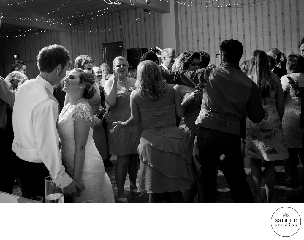 Bride and Groom in St. Louis Dancing at Westborough Country Club