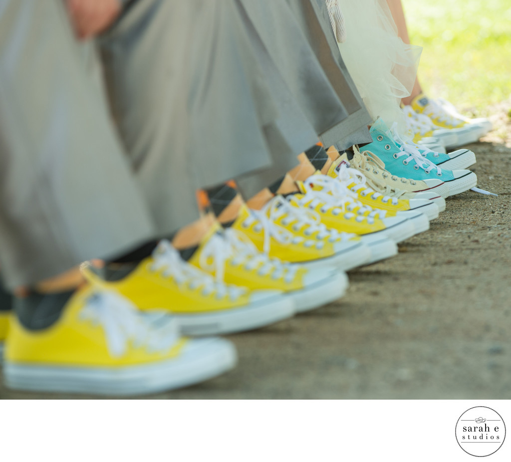 Creative Use of Chuck Taylors in a St. Louis Wedding