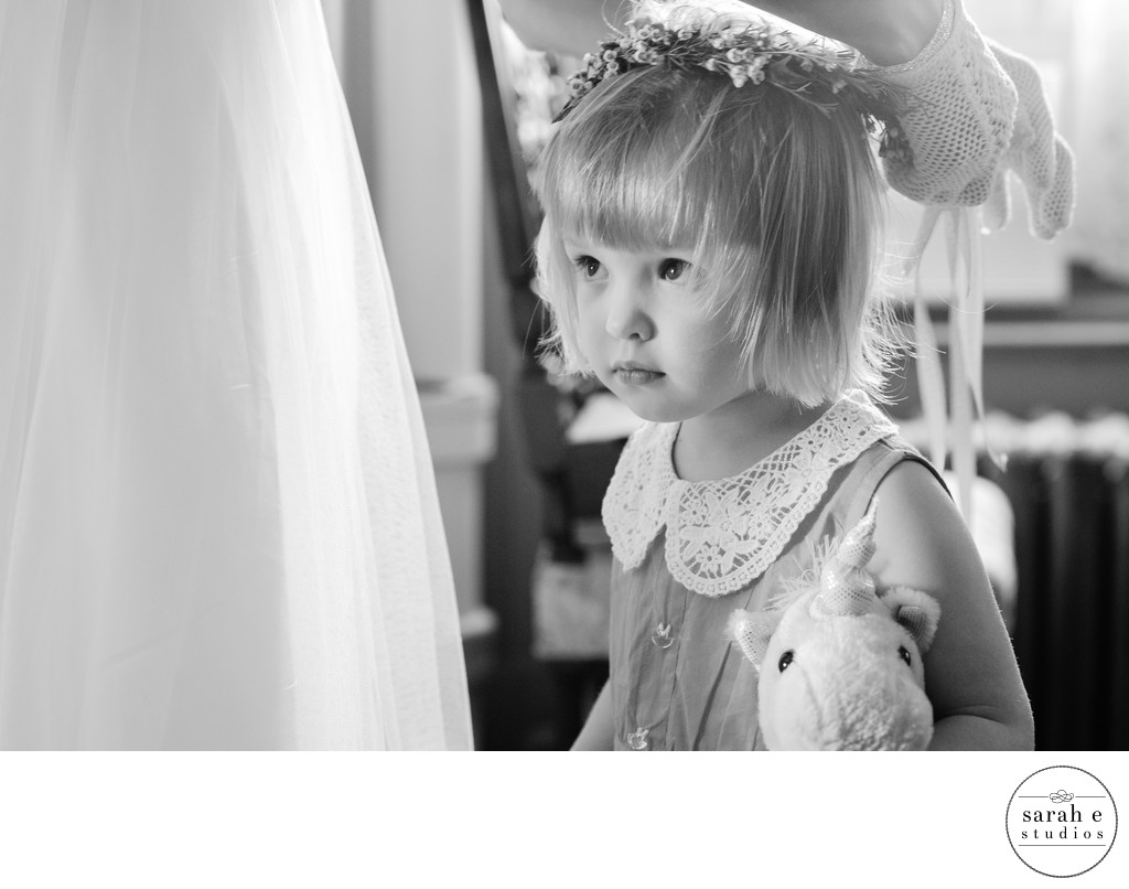 Candid St. Louis Photo of Flower Girl