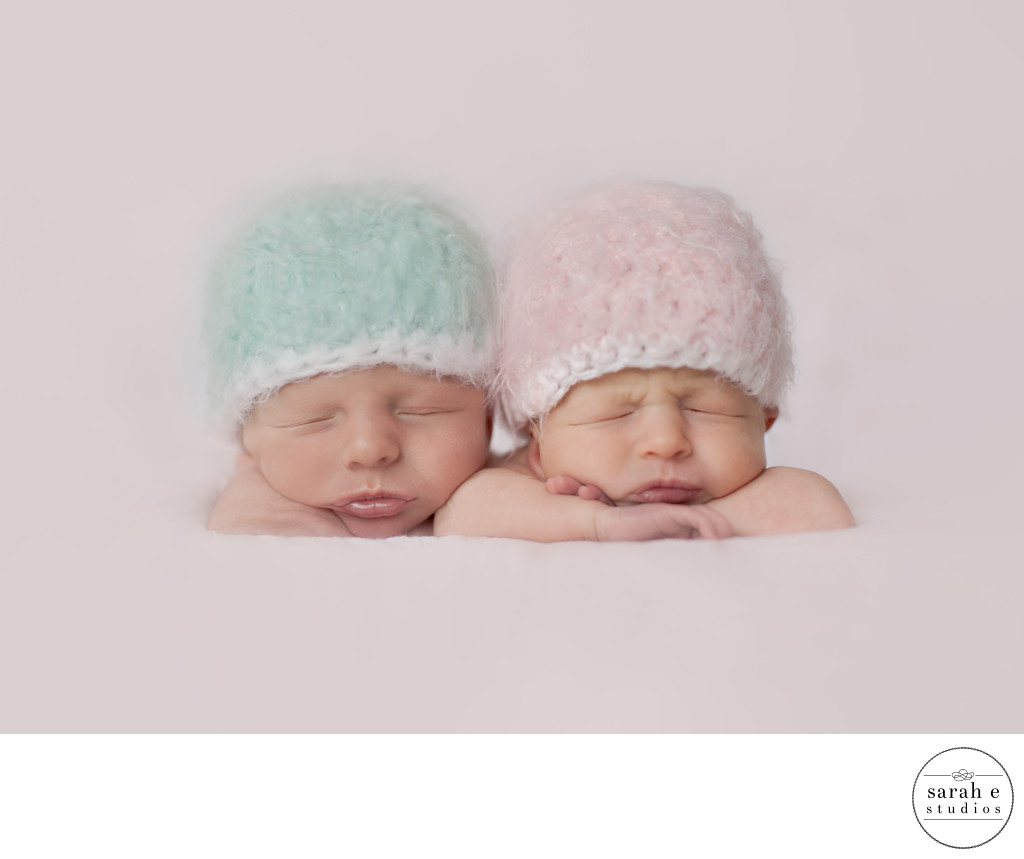 Twin Newborn Photographer in St. Louis