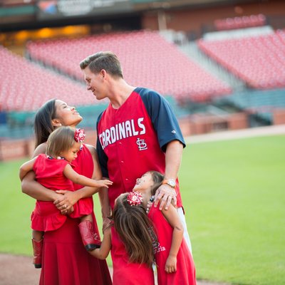 Busch Stadium Family Photographs