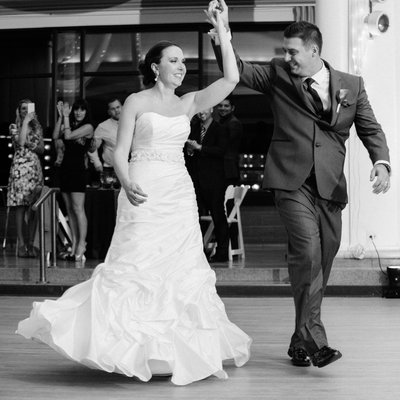 First Dance Spin at Reception Captured Forever
