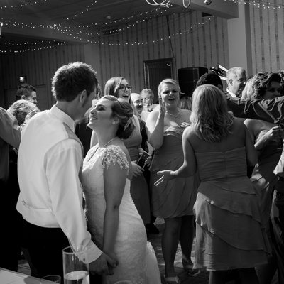 Bride and Groom in St. Louis Dancing at Westborough Country Club