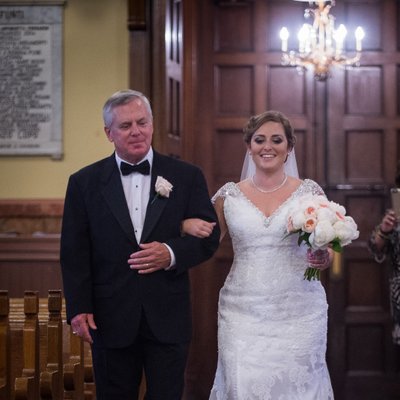 Wedding Photograph at St. Ambrose Church in St. Louis, MO