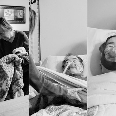 Patient going to bed with ALS as documented by Sarah Howell