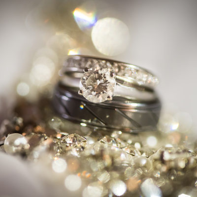 diamond wedding ring detail photographer broward Fl