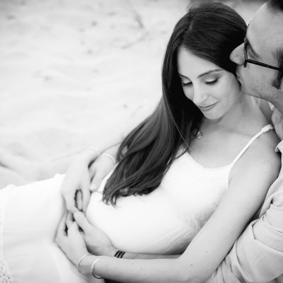 Hollywood beach growing family maternity pregnancy