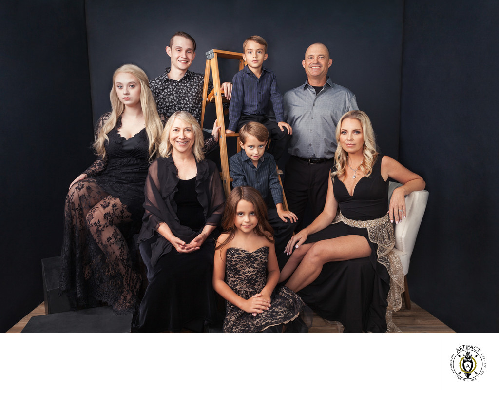 Vanity Fair-Style Family Portrait