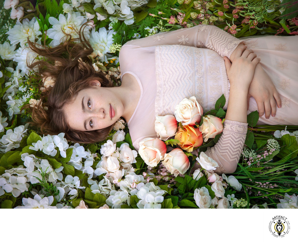 Field of Flowers Portrait | Kayla 