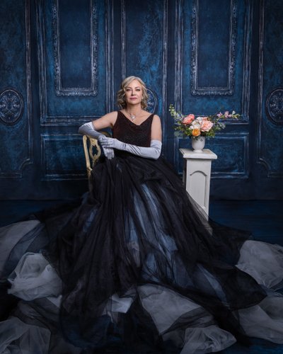 Aimee's Elegant Drawing Room Portrait