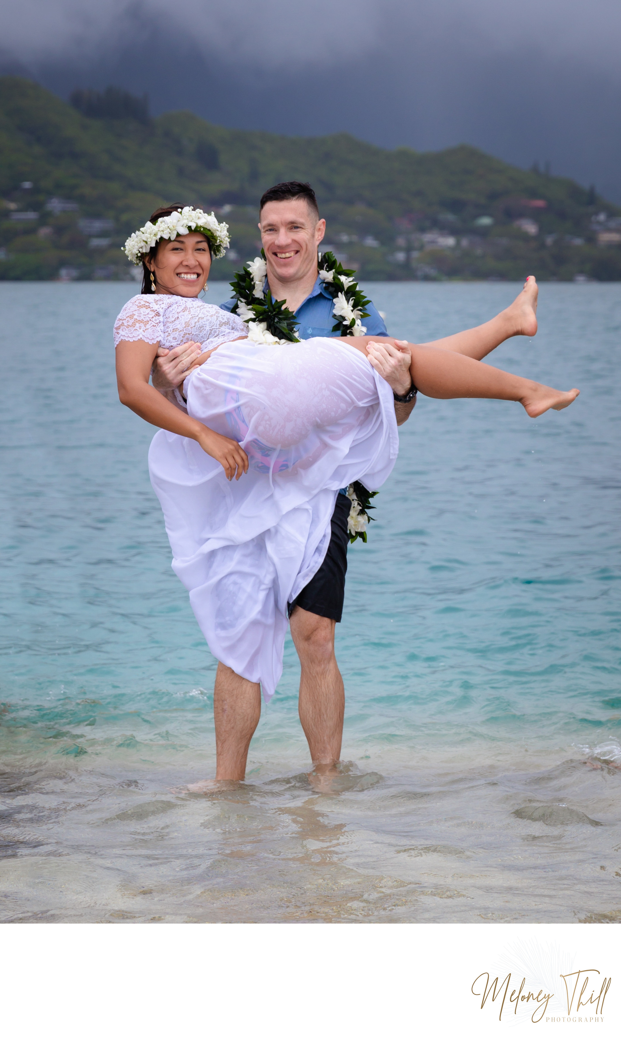 sandbar wedding