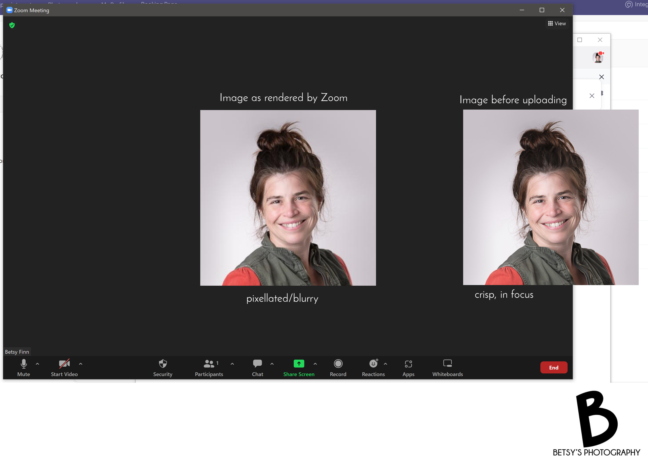 How To Make Your Zoom Photo Look Better Betsy's Photography