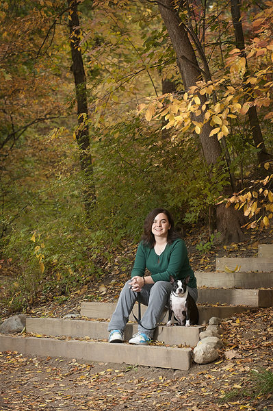 Senior Portraits With Fall Colors (Nichols Arboretum)