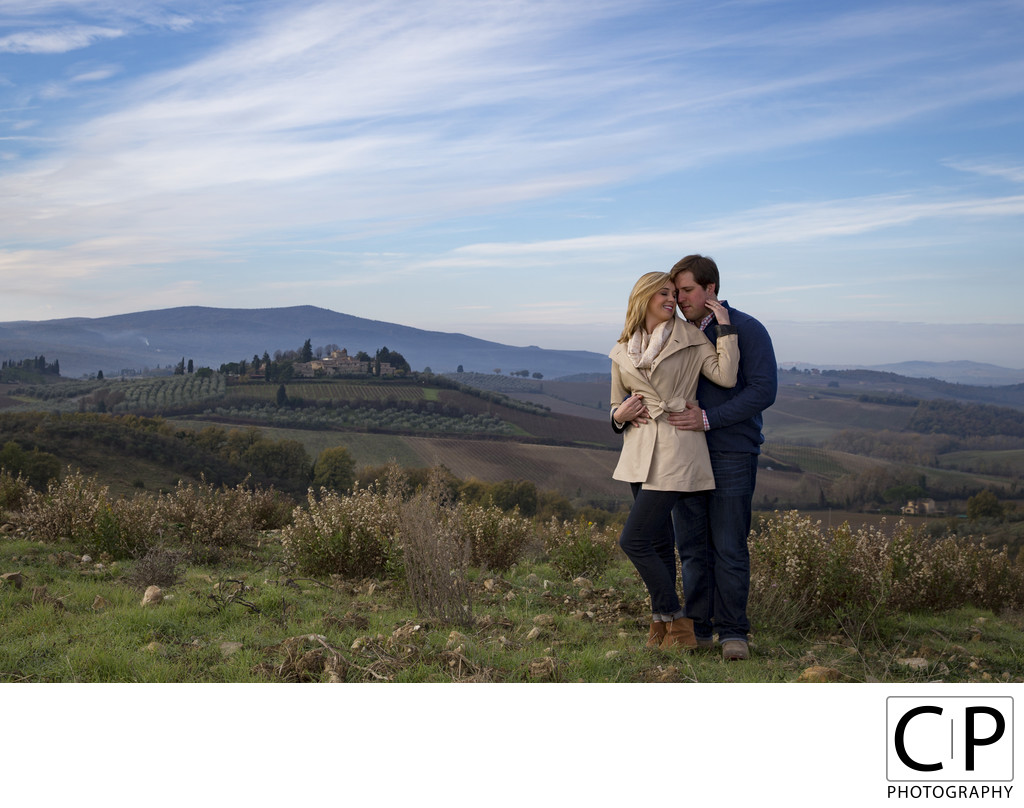 Kyle and Courtney Italy Destination Engagement Session