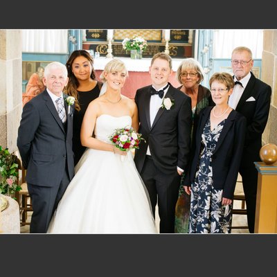 Bryllupsfotograf Aalborg - familieportræt