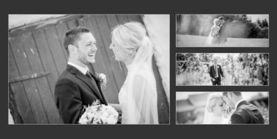 Bryllupsfotograf smukke portrætter i sort hvid
