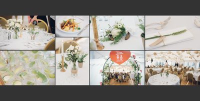 Bryllupsfotograf - detaljer fra bordet