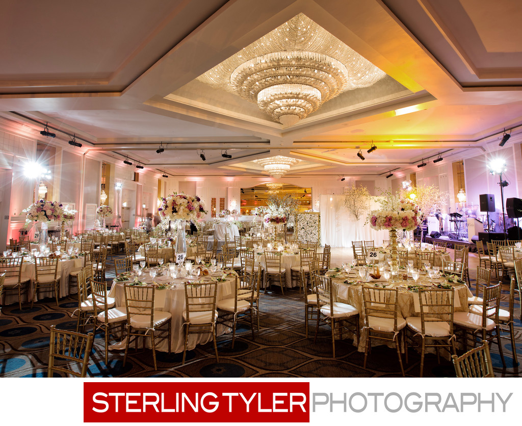 sheraton universal wedding ballroom decor