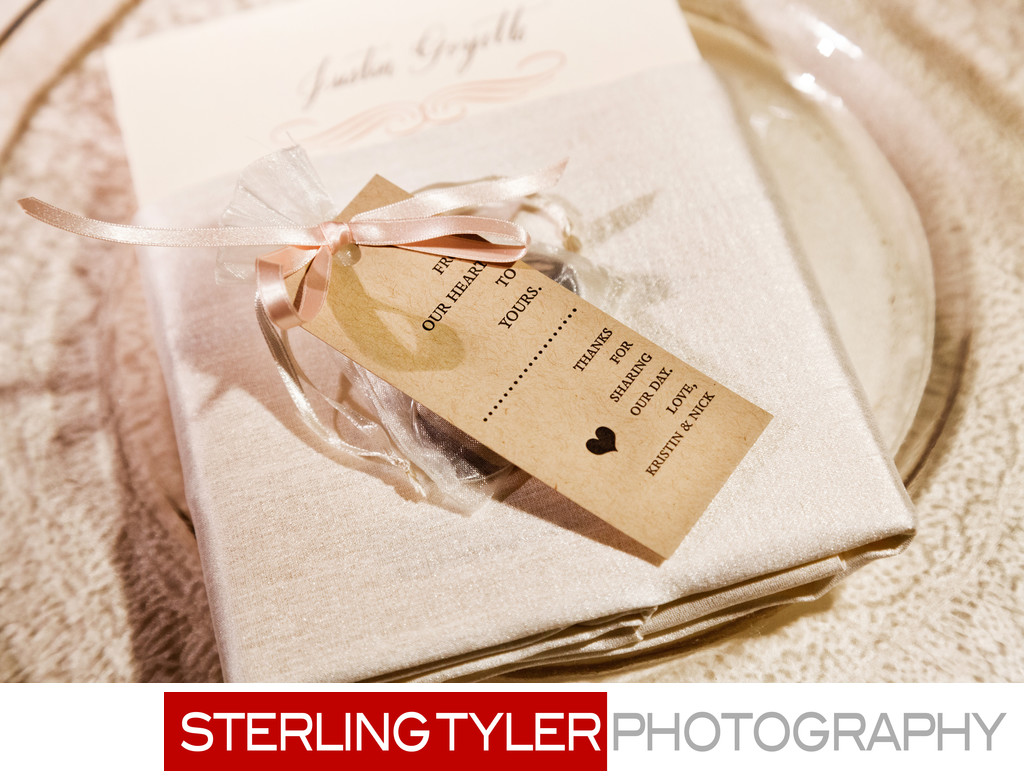 wedding menu letterpress los angeles wedding photographer