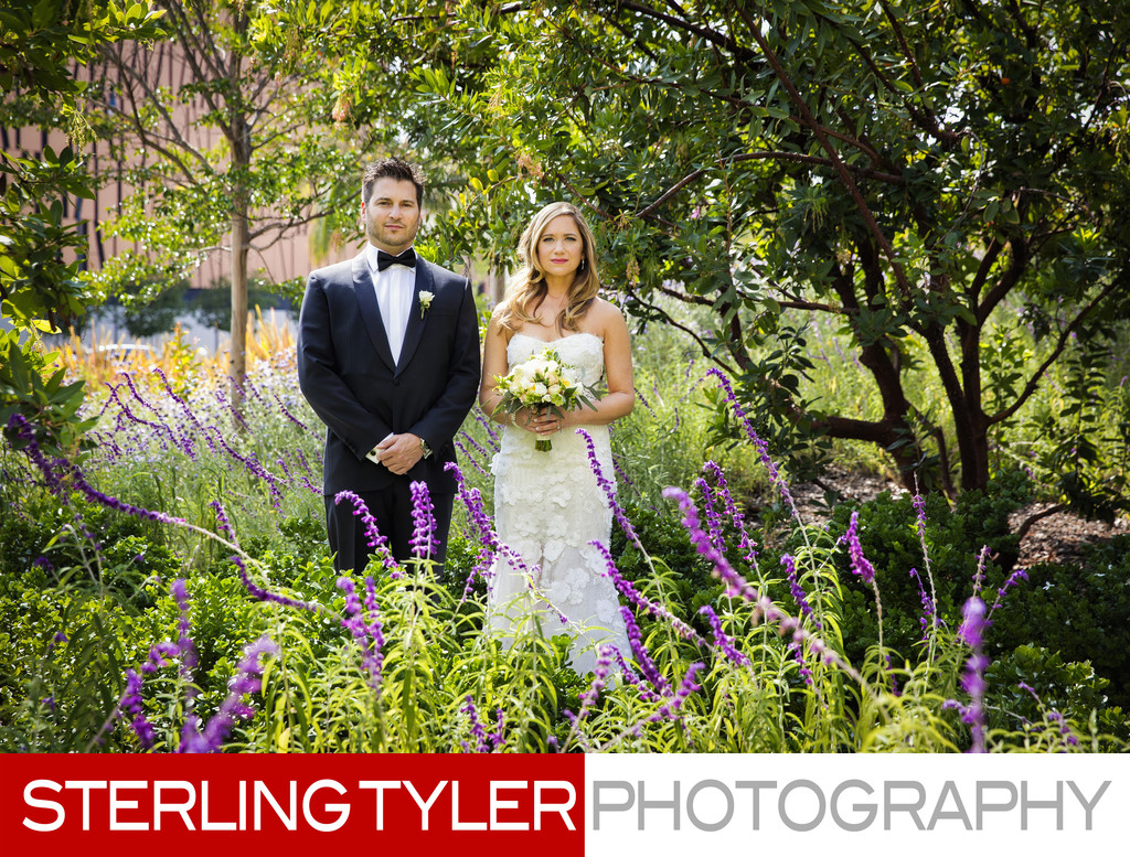 garden wedding photography beverly hills city hall