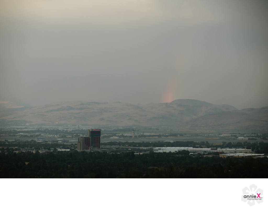 rainbow like over Reno